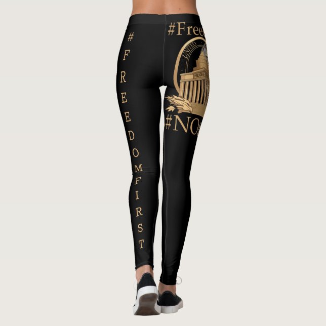 Leggings #FreedomFirst: Billetera de Libertad- Abrazando la (Reverso)