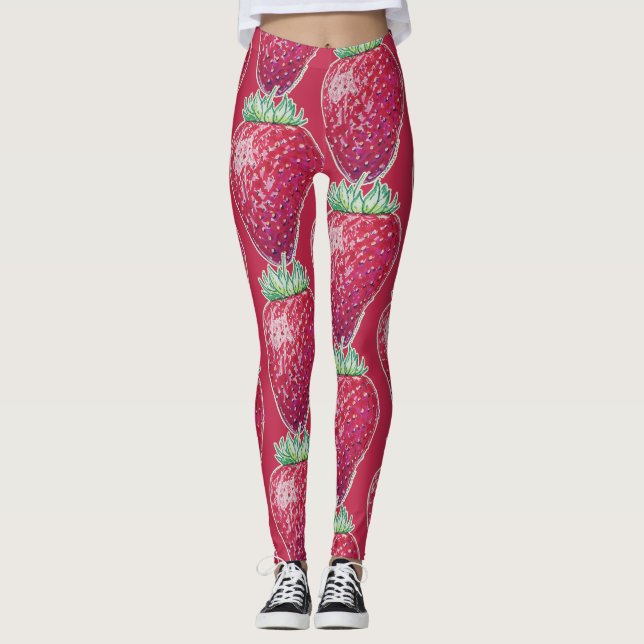 Leggings Fresa de pie (Anverso)