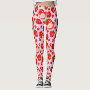Leggings Fresa rosa
