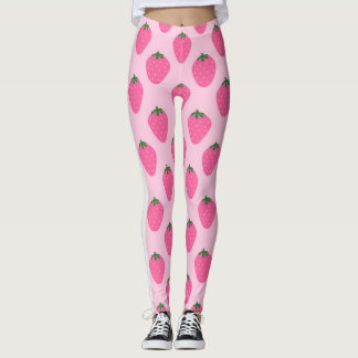 Leggings fresa rosa