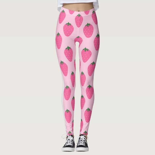 Leggings fresa rosa (Anverso)