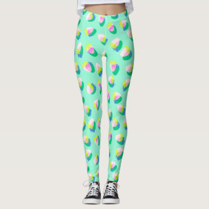 Leggings Fresa Verde azulada