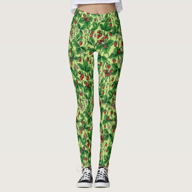Leggings Fresas silvestres de cebada de miel (Anverso)