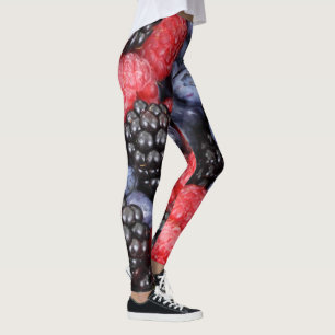 Leggings Fresco arándanos frambuesas frambuesas legiones ne