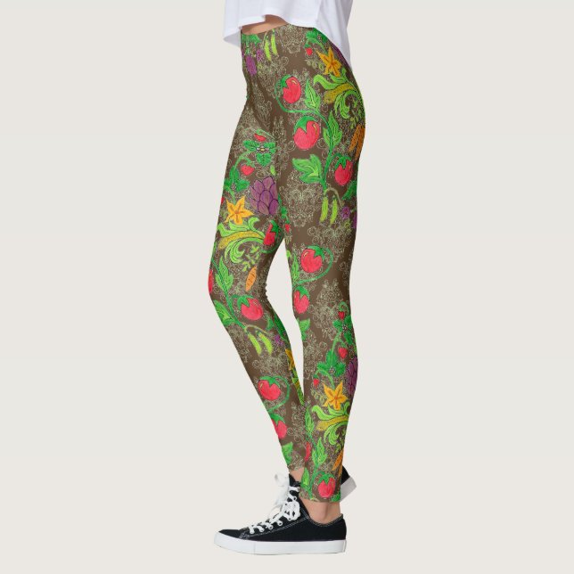 Leggings Fresco del jardín Damask (Izquierda)