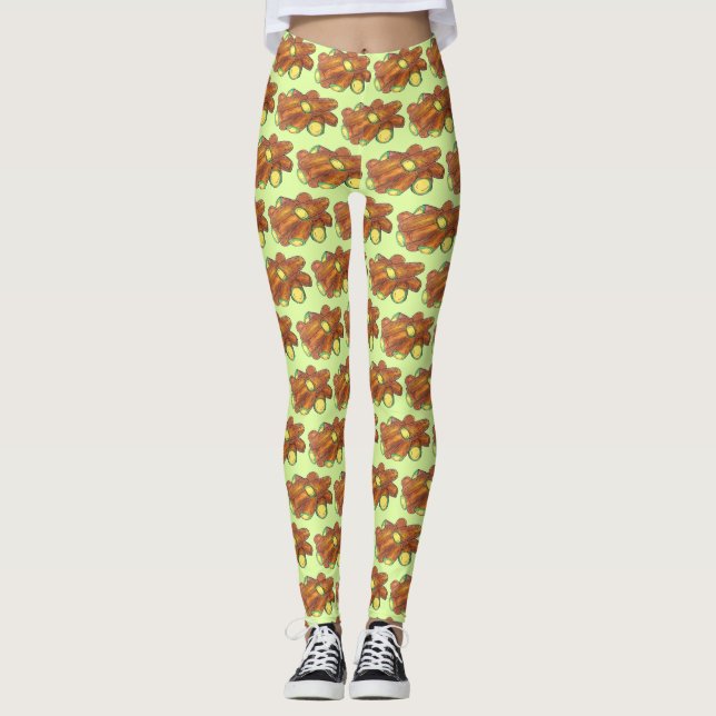 Leggings Fried Jalapeño Poppers Green Hot Jalapeno Pepper (Anverso)