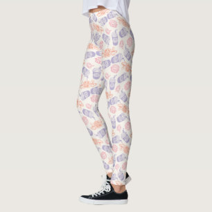 Leggings FRIENDS™   Patrón pastel de Central Perk