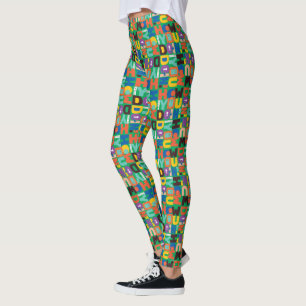 Leggings FRIENDS™   Patrón Vibrante 'How You Doin''