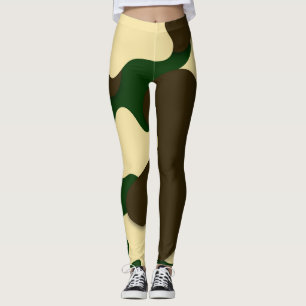 Leggings Frijol Profundo Suero De Mantequilla
