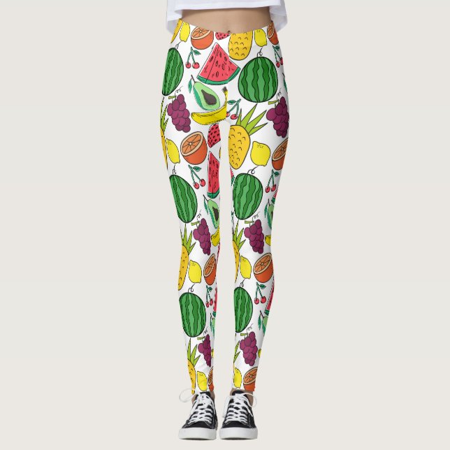 Leggings Fruit seamless pattern | Fruit surface pattern 37 (Anverso)