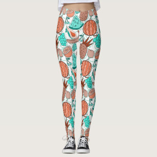 Leggings Fruit seamless pattern   Fruit surface pattern 39
