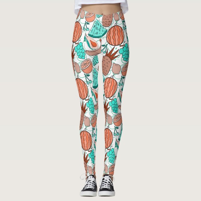 Leggings Fruit seamless pattern | Fruit surface pattern 39 (Anverso)