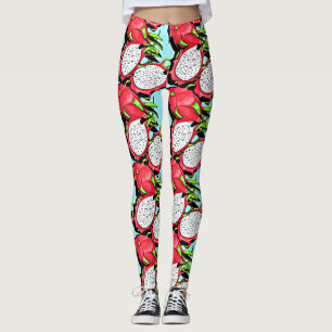 Leggings fruta del dragón rojo