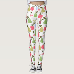 Leggings Frutas de personalizado sin foco raspadas manzanas