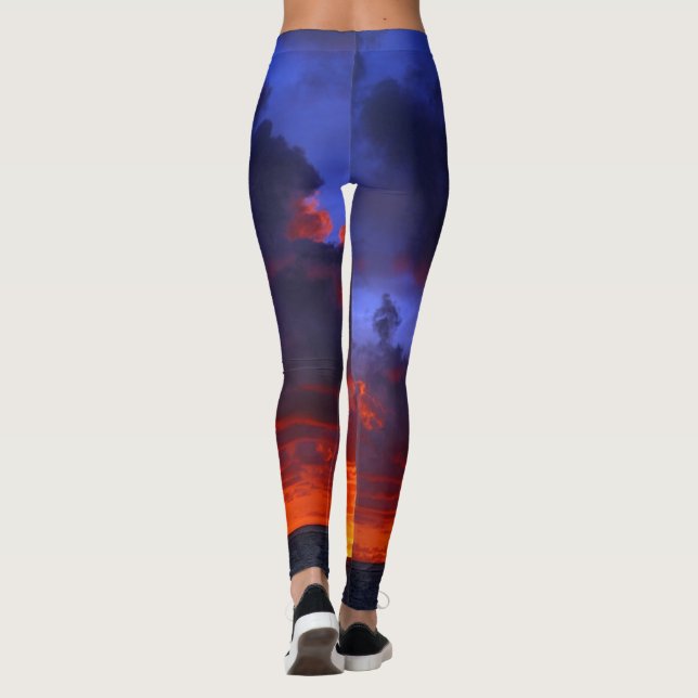 LEGGINGS FUEGO DE SOL PACÍFICO (Reverso)
