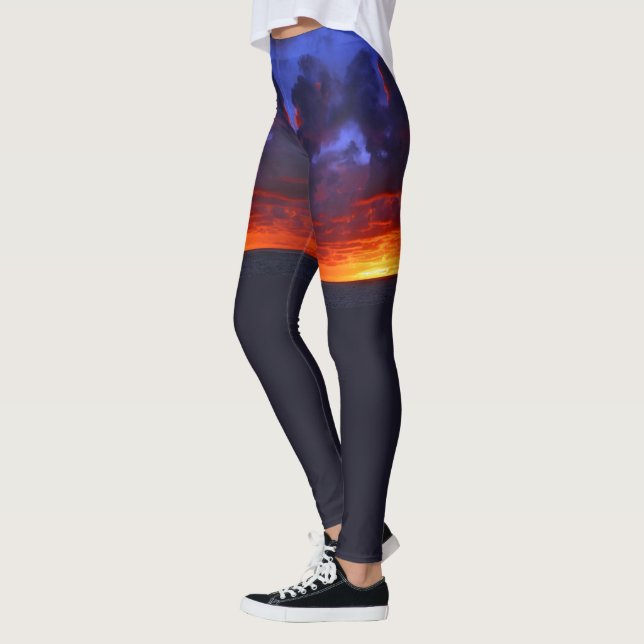 LEGGINGS FUEGO DE SOL PACÍFICO (Izquierda)