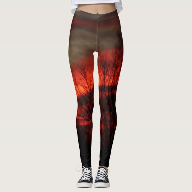 Leggings Fuego en las gargantas del bosque (Anverso)