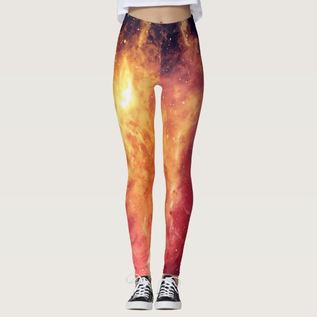 Leggings Fuego Solar a Través del Cosmos (Anverso)