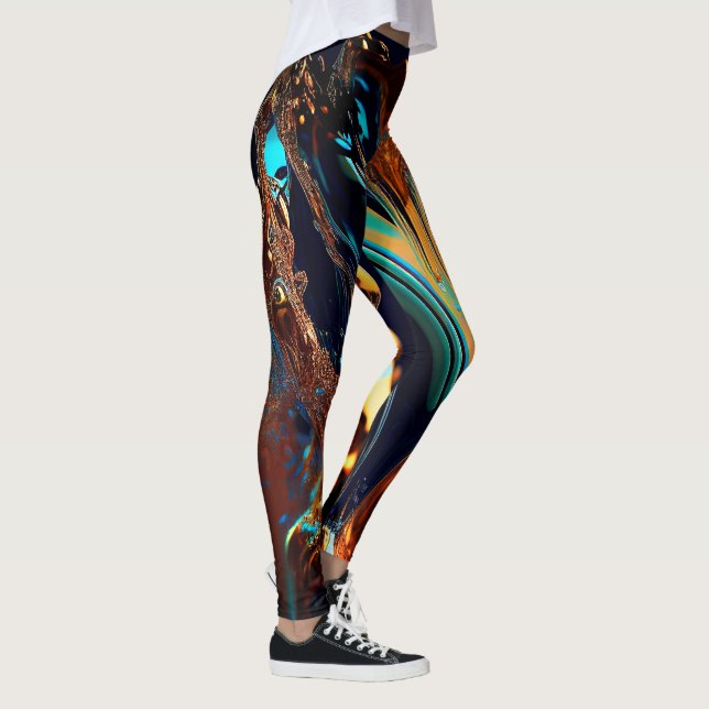 Leggings Fuerte obsidiana - Leggencias fantásticas (Derecha)