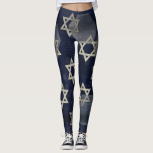 Leggings Fuerte vibra de Hanukkah de SlipperyJoe's estrella