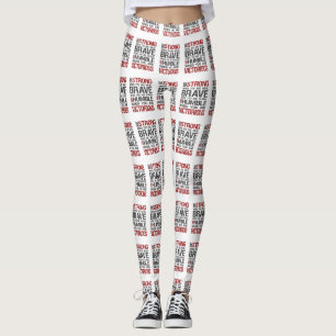 Leggings Fuertes valientes Humble y victoriosa leyenda del