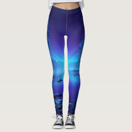 Leggings Fuerza de dibujo de las luces de las sombras