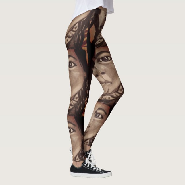 Leggings Fuerza Indígena Moda del Suroeste (Derecha)