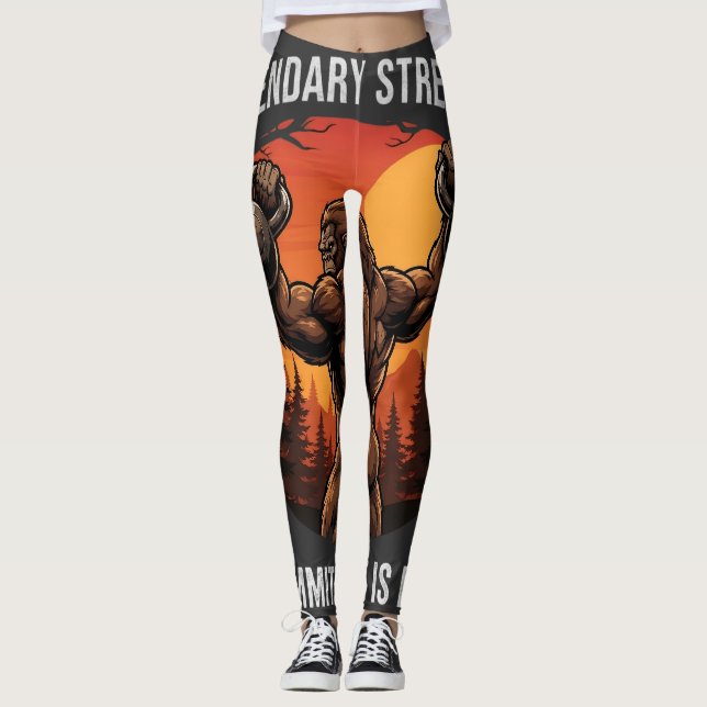 Leggings Fuerza Legendaria El Compromiso Es Real | Vida de  (Anverso)