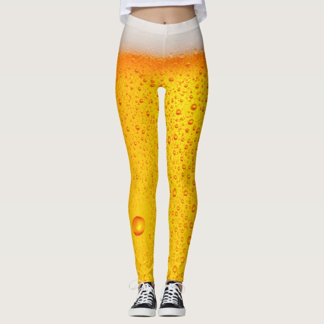 Leggings Fun Beer Brewery tomar feliz hora Fiesta (Anverso)