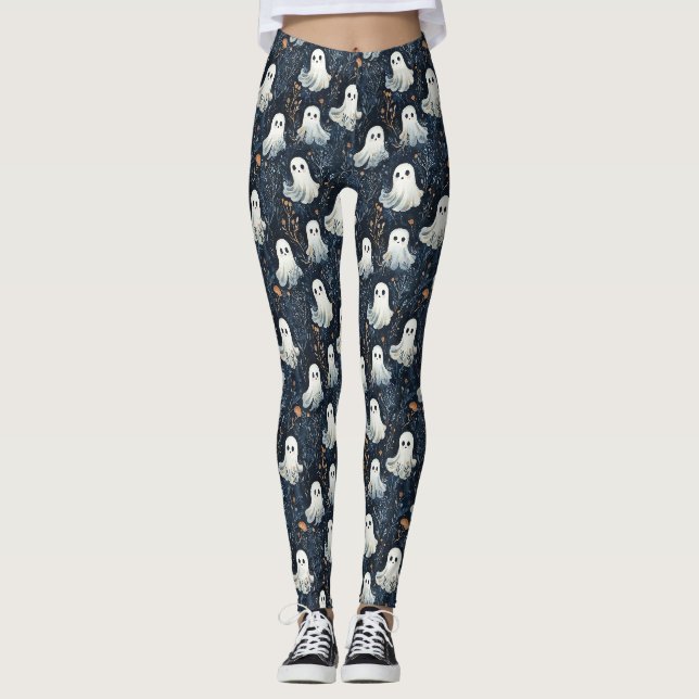 Leggings Fun Midnight Ghosts (Anverso)