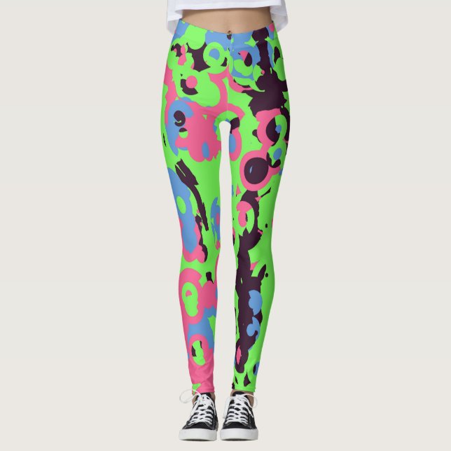 Leggings Fun Swirls (Anverso)