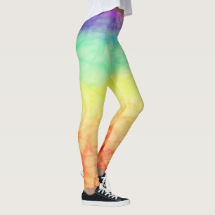 Leggings Fun Tie Dye Rainbow Yoga