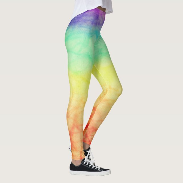 Leggings Fun Tie Dye Rainbow Yoga (Derecha)