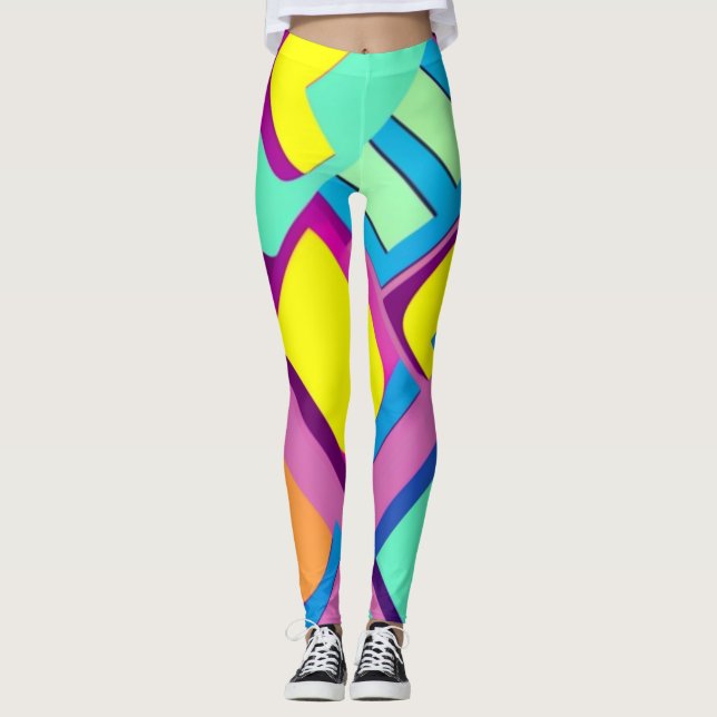 Leggings Funky Pop Art (Anverso)