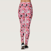 Funky Rockabilly Poodles y cerezas Sock Hop
