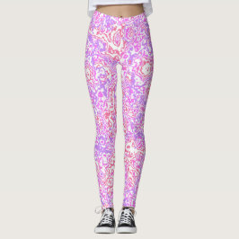 Leggings Funky Swirly Boho Hippie colorido Abstract Marble