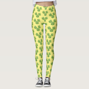 Leggings Funny Brussels brota personalizado de verduras