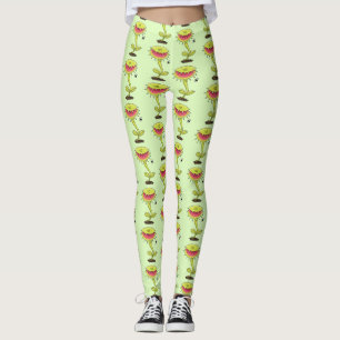 Leggings Funny carnívoro Venus trampa de mosca personalizad