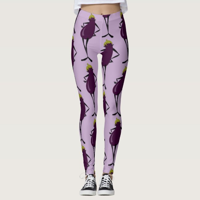 LEGGINGS FUNNY GRÁFICOS HUEVOS LADY PATTERN LEGGINING (Anverso)