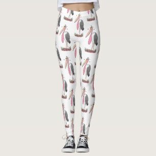 Leggings Funny marabou stork personalizado