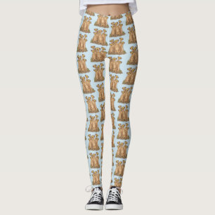 Leggings Funny meerkat ilustracion personalizado familiar