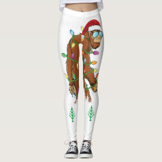 Leggings Funny Navidades de mapaches Socks disfraces Merry 