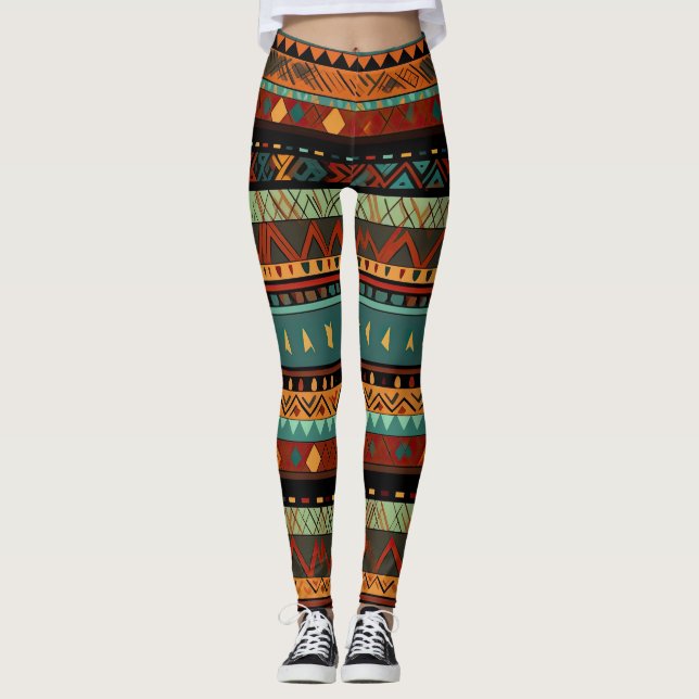 Leggings Fusión tribal en color (Anverso)