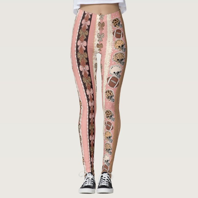 Leggings Fútbol Coquette Arco Leopardo (1) (Anverso)