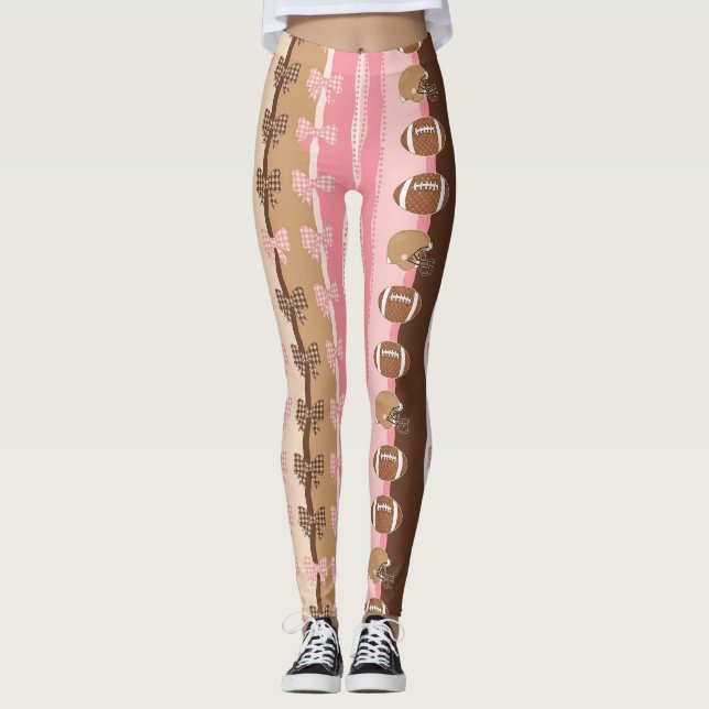 Leggings Fútbol Coquette Arco Leopardo (9) (Anverso)