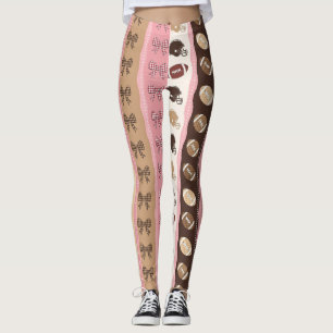 Leggings Fútbol Coquette Lazos Patrón Leopardo (8)