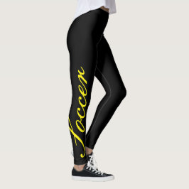 Leggings Fútbol femenino personalizado para chicas