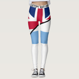 Leggings Fútbol Personalizado Argentina Inglaterra