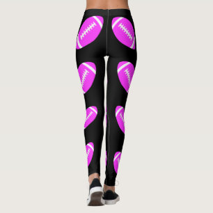 Leggings Fútbol rosado Powderpuff o del rosa polainas del