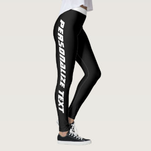 Leggings Gafas de deporte personalizadas con foto de gato b